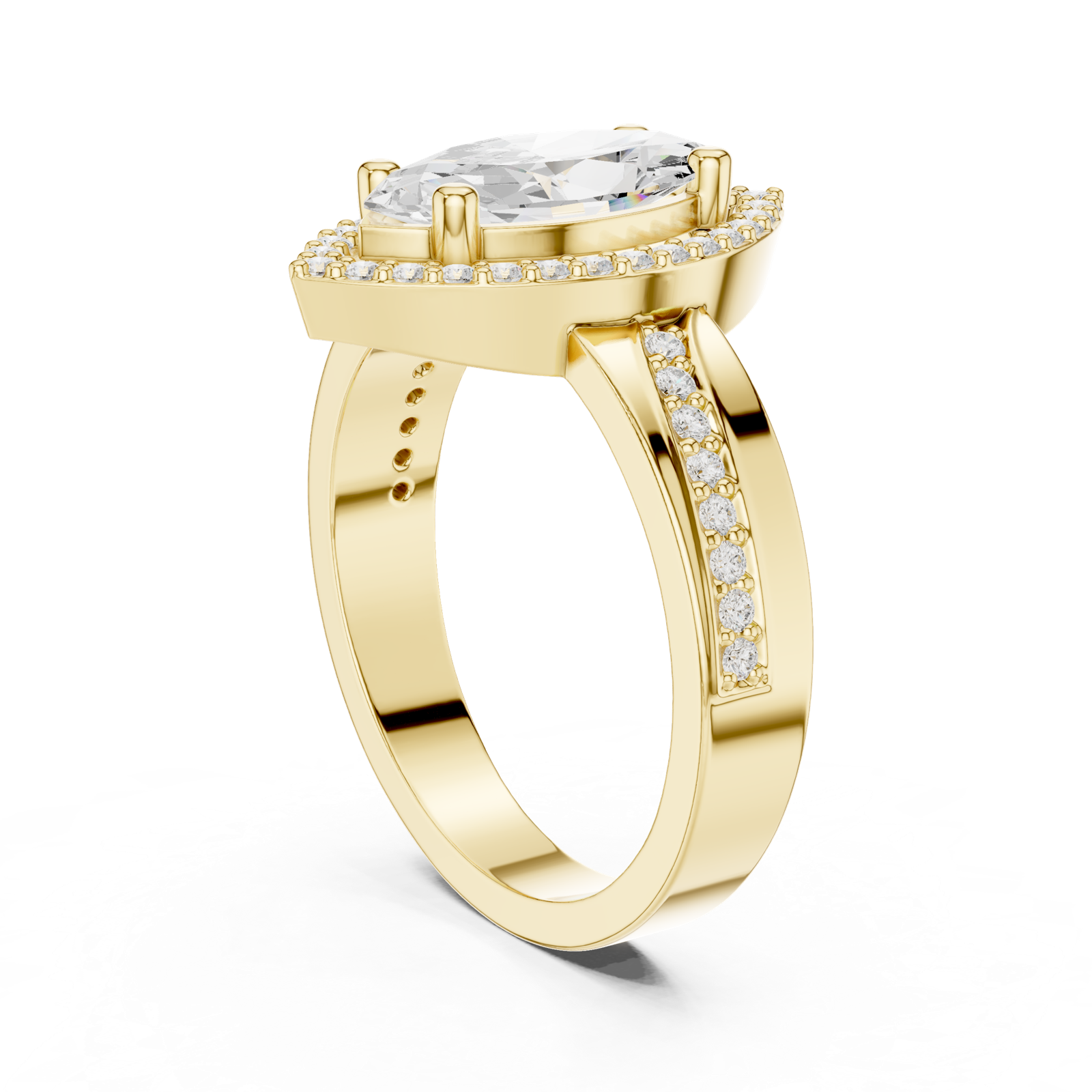 Gold Ring DDLR-355, Yellow Gold