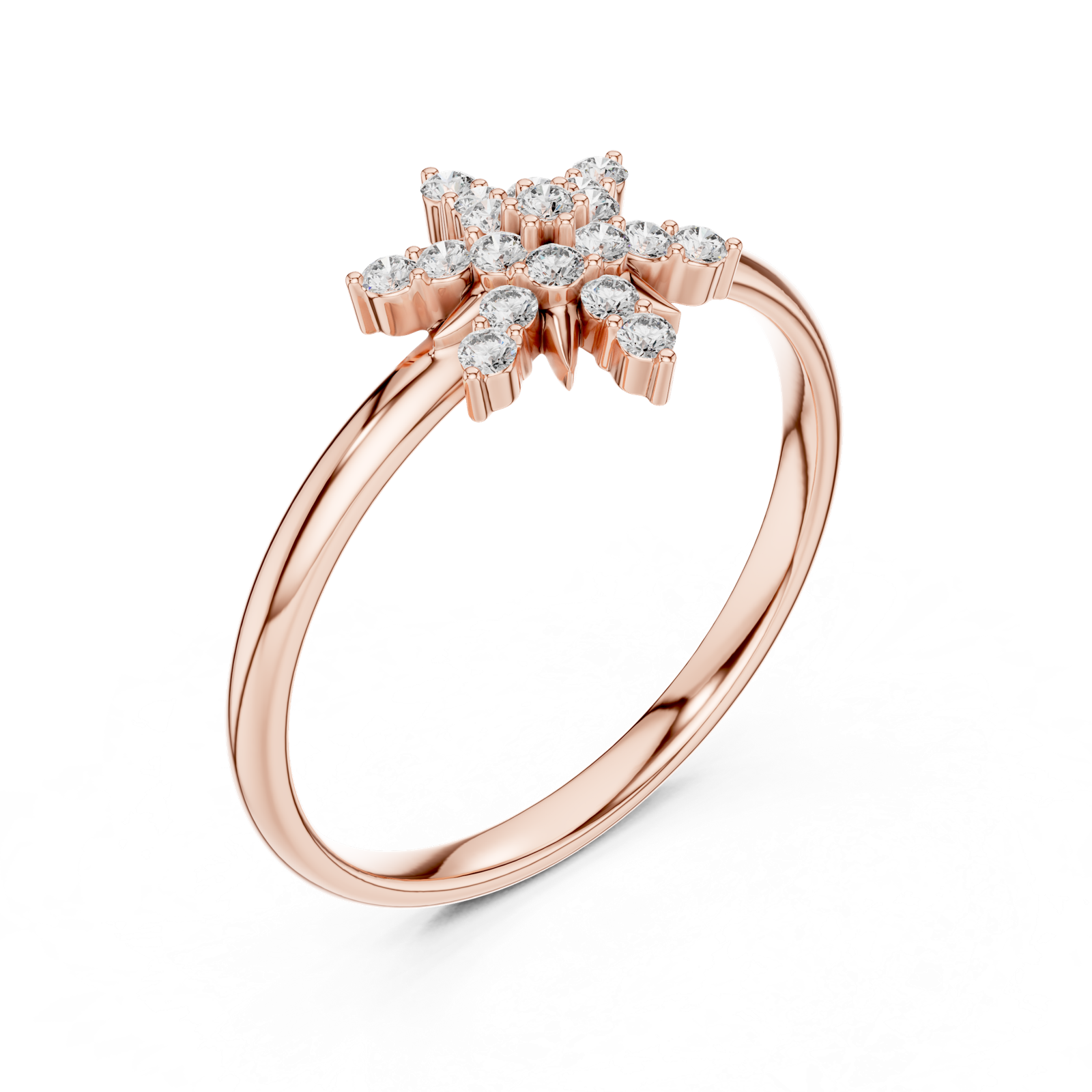 Gold Ring 1 (410), Rose Gold, view 2