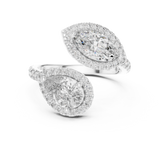 Gold Pendant 9-10007L_14, White Gold