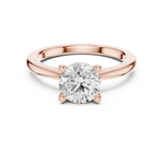 Gold Ring DDLR-848, Rose Gold, view 4