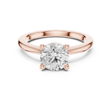 Gold Ring DDLR-848, Rose Gold, view 4