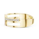Gold Ring LR-01 (21), Yellow Gold, view 3