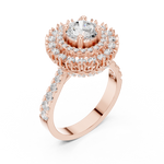 Gold Ring DDLR-400, Rose Gold, view 2