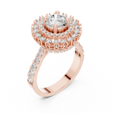 Gold Ring DDLR-400, Rose Gold, view 2