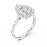 Gold Ring DDLR-785, White Gold, view 2