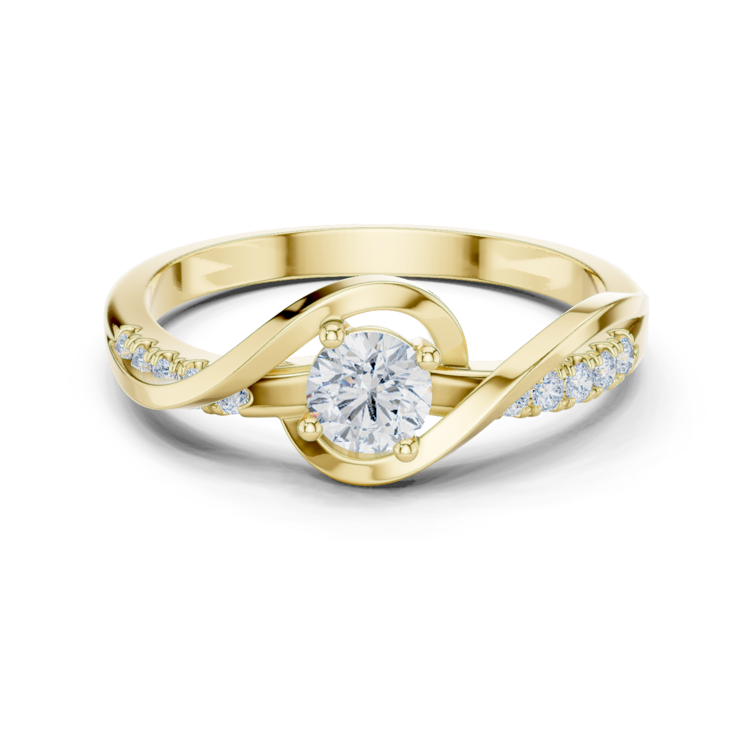 Gold Ring DDLR-836, Yellow Gold