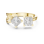 Gold Ring DDLR-485, Yellow Gold, view 4