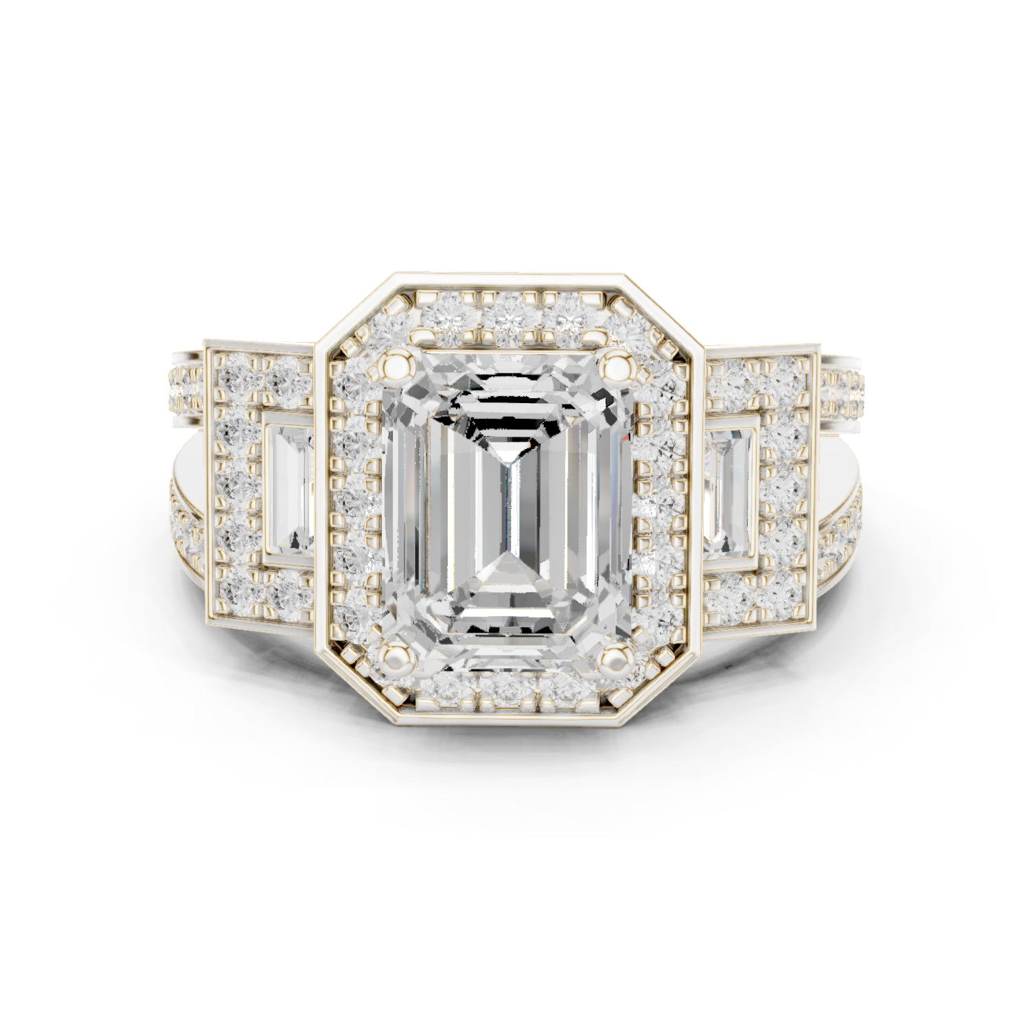 Gold Ring DDLR-266, White Gold