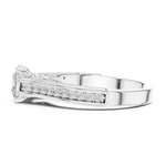 Gold Ring LR-0281, White Gold, view 3