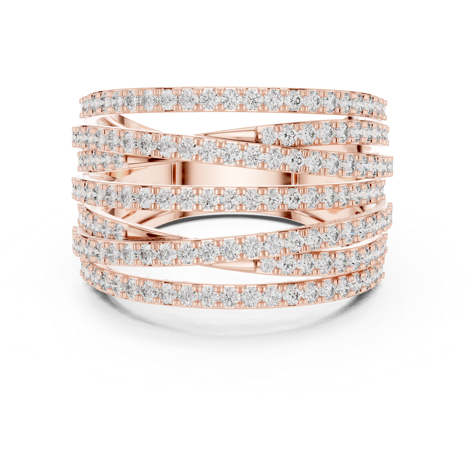Gold Pendant 9-10039L_SS7, Rose Gold