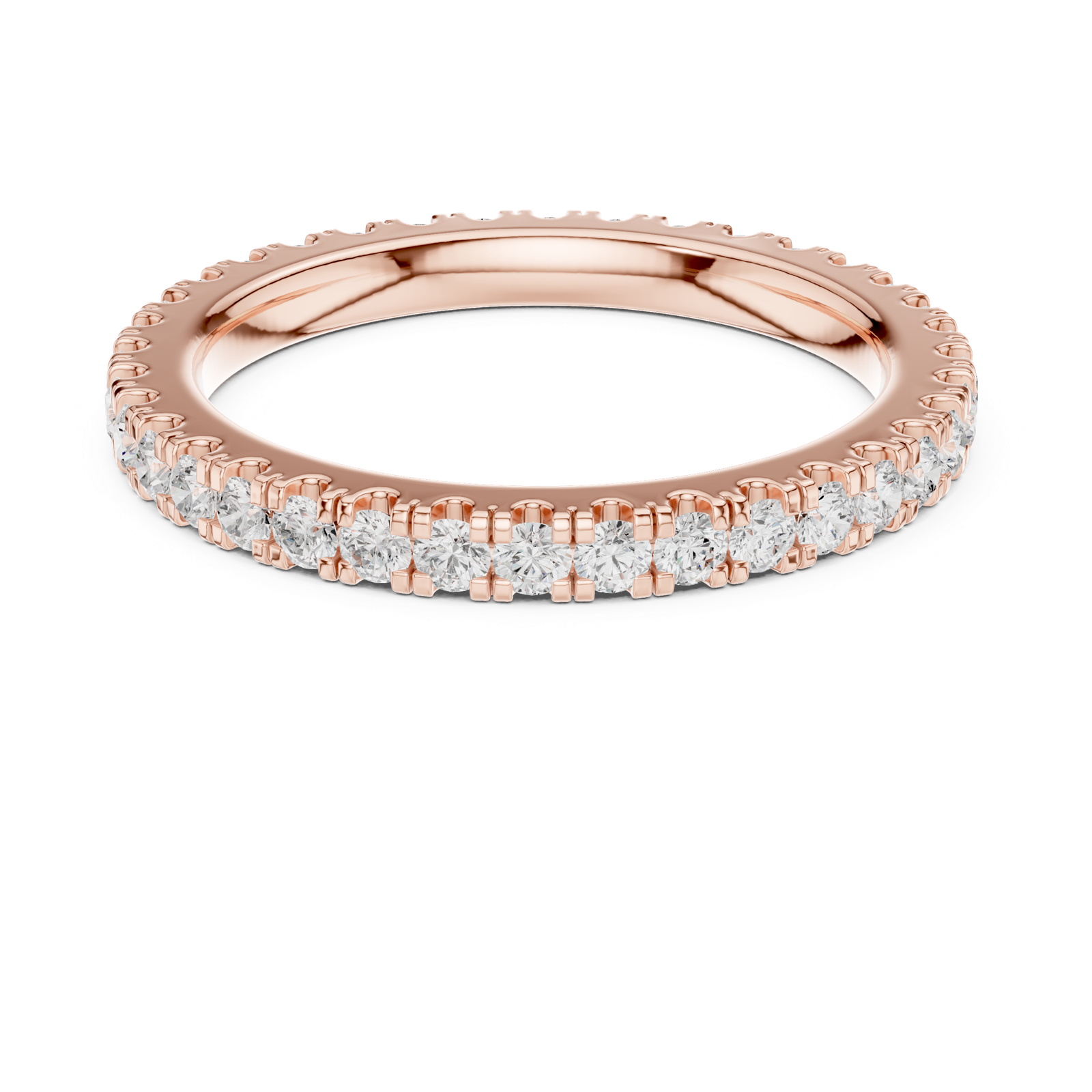 Gold Ring DDLR-604, Rose Gold, view 4