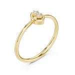 Gold Ring LR-01 (96), Yellow Gold, view 2