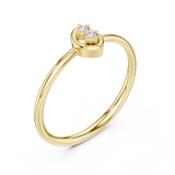 Gold Ring LR-01 (96), Yellow Gold, view 2