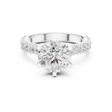 Gold Ring DDLR-722, White Gold, view 4