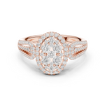Gold Ring DDLR-758, Rose Gold