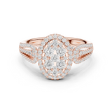 Gold Ring DDLR-758, Rose Gold