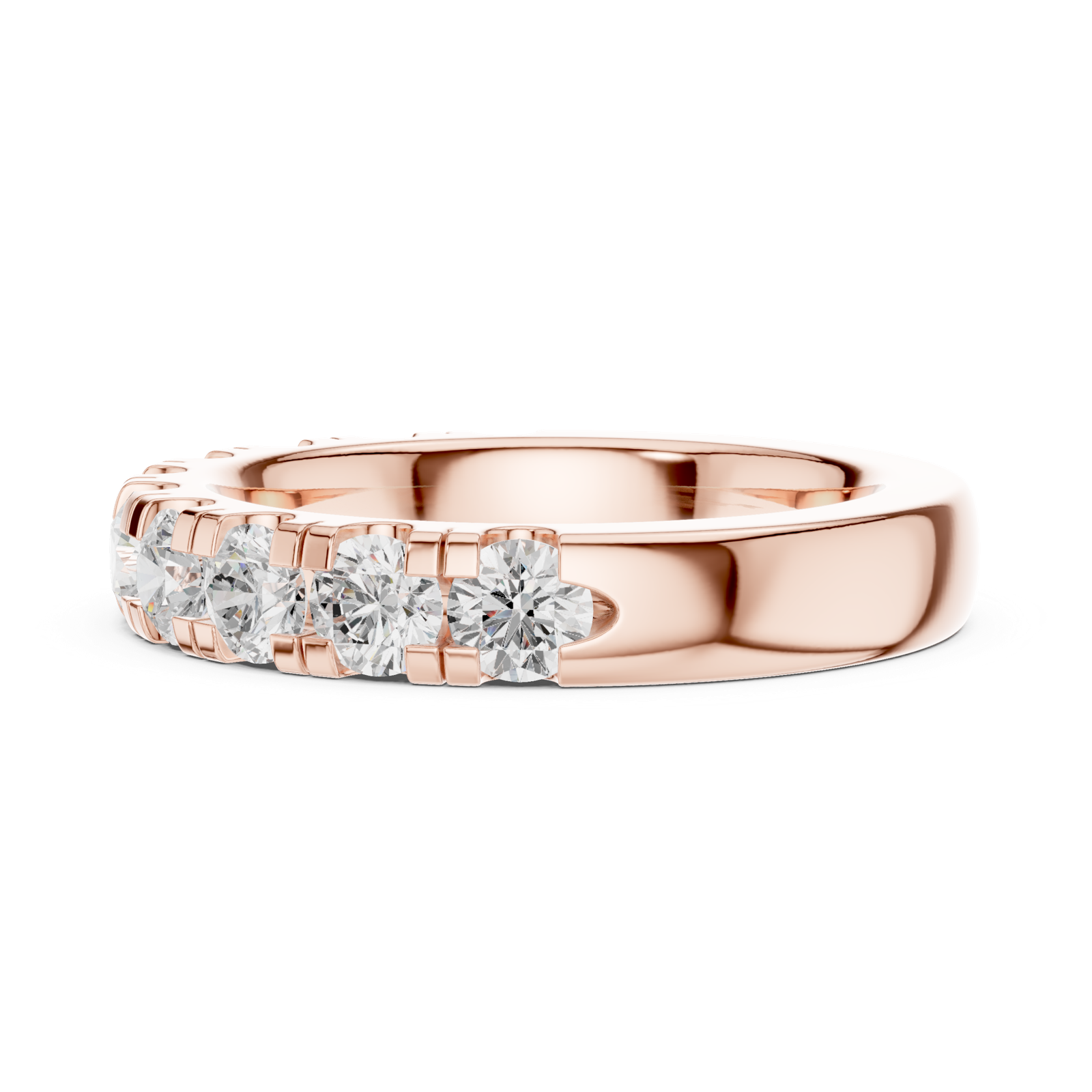 Gold Ring DDLR-600, Rose Gold, view 3