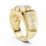 Gold Men's Ring GGR-0003, Yellow Gold, view 1