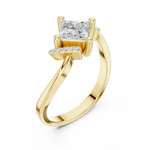 Gold Ring DDLR-507, Yellow Gold, view 2