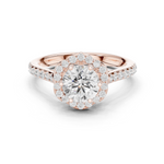 Gold Ring DDLR-677, Rose Gold