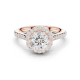 Gold Ring DDLR-677, Rose Gold