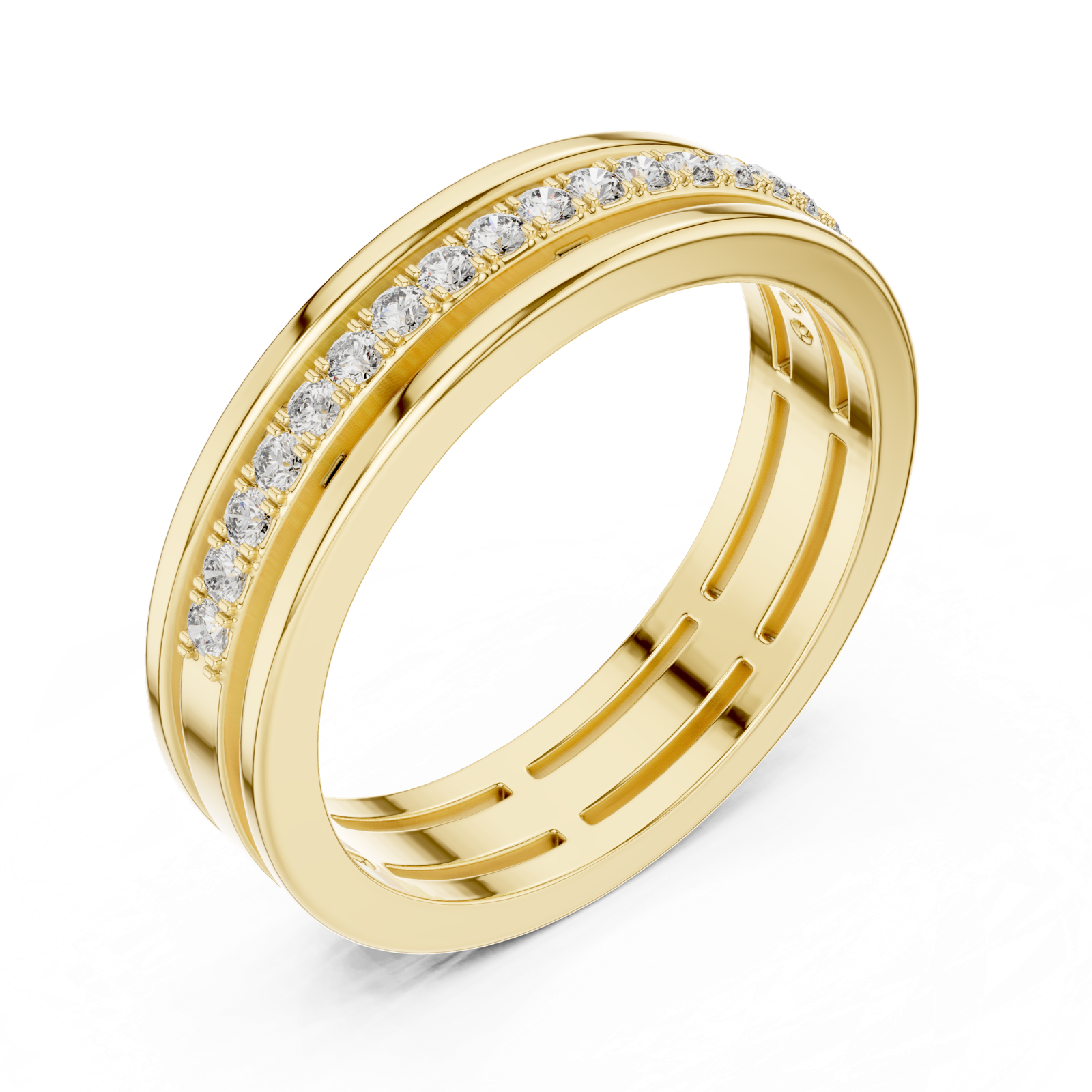 Gold Ring ALR-1, Yellow Gold, view 2