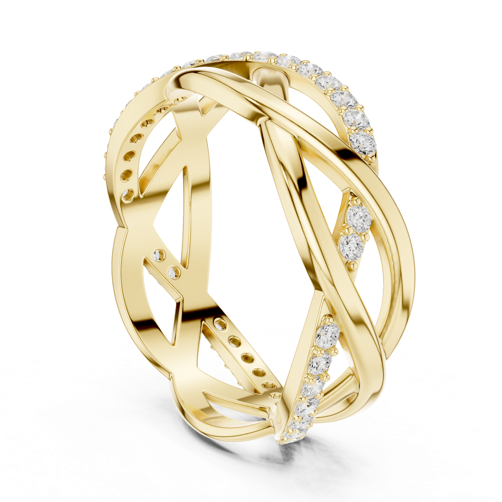 Gold Ring L22-R8, Yellow Gold, view 1