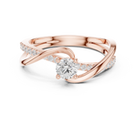 Gold Ring SBWR(39), Rose Gold, view 4