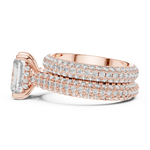 Gold Ring DDLR-013, Rose Gold, view 3