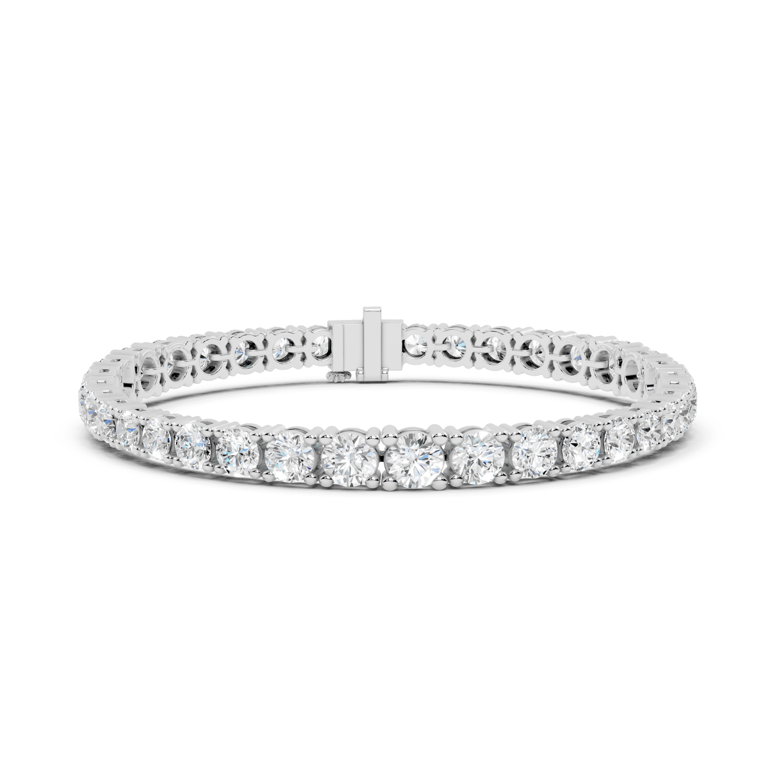 Gold Bracelet GLBR-0016, White Gold, view 50
