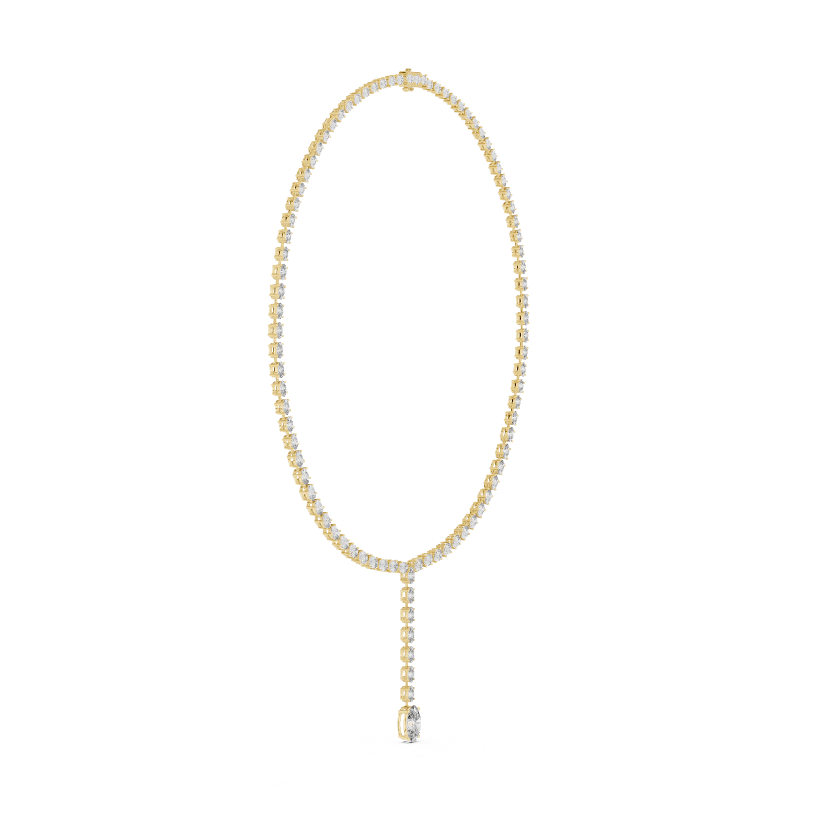 Gold Necklace GNK-0047, Yellow Gold, view 3
