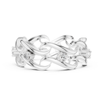 Gold Ring L22-R7, White Gold, view 3