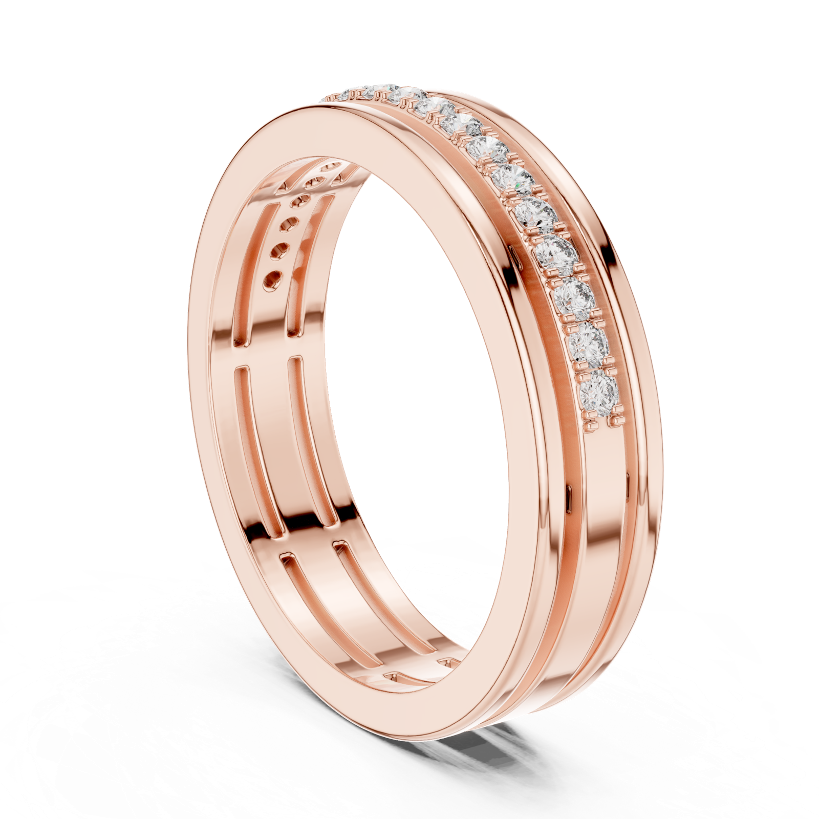 Gold Ring ALR-1, Rose Gold
