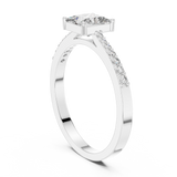 Gold Ring ALR-166, White Gold