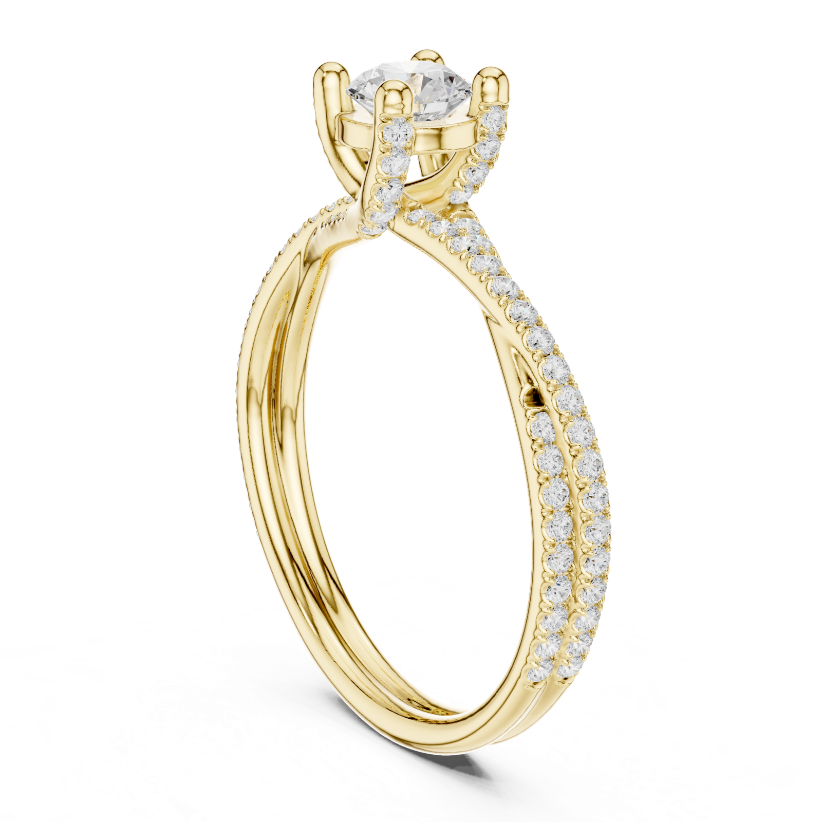 Gold Ring LR-0346, Yellow Gold