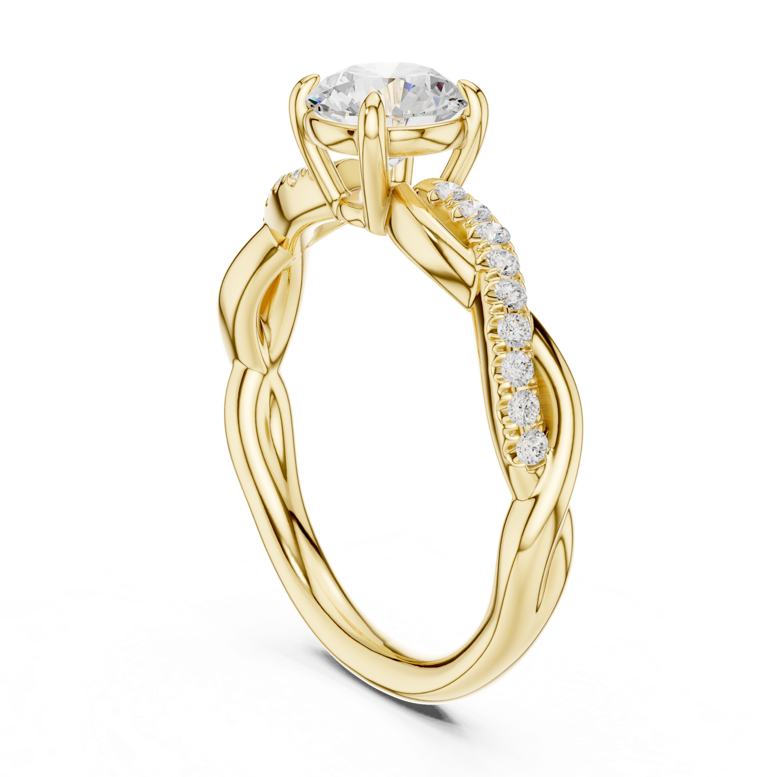 Gold Ring DDLR-641, Yellow Gold