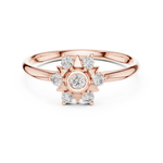 Gold Ring 1 (341), Rose Gold, view 4