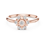 Gold Ring 1 (341), Rose Gold, view 4