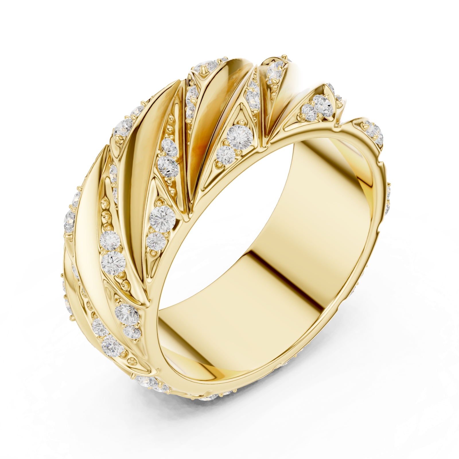 Gold Ring SBMR(7), Yellow Gold, view 2