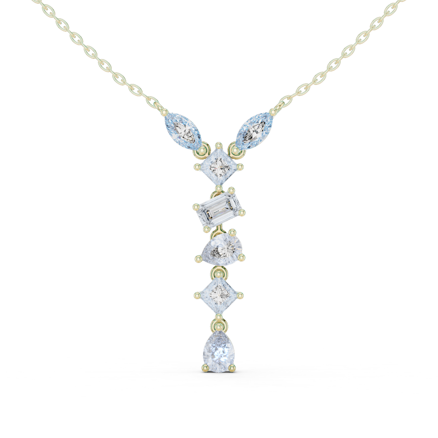 Gold Pendant GPD-0070, Yellow Gold