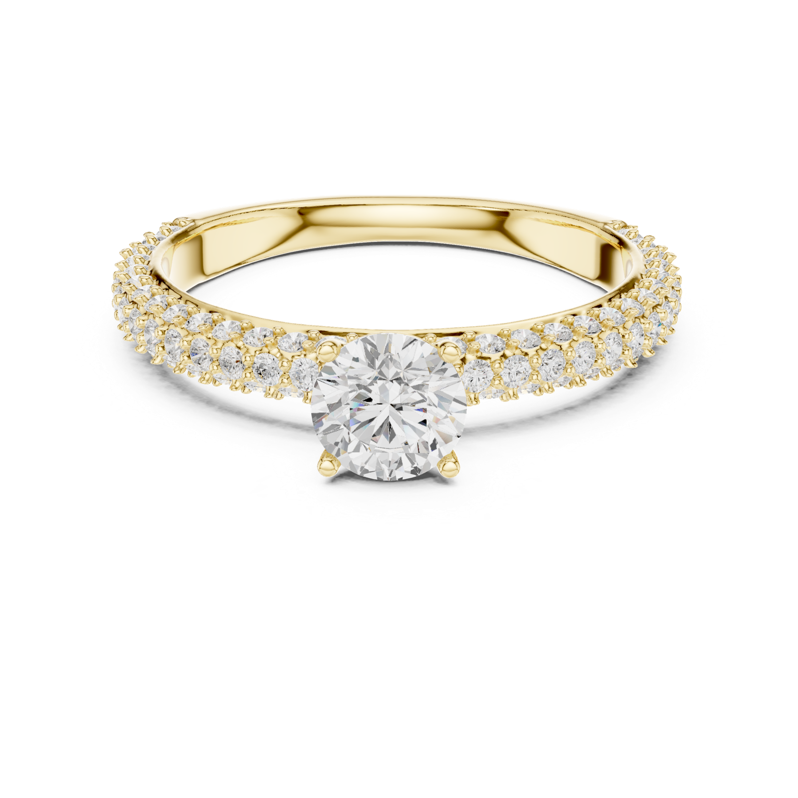 Gold Ring LR-0288, Yellow Gold, view 4