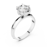 Gold Ring DDLR-694, White Gold, view 2