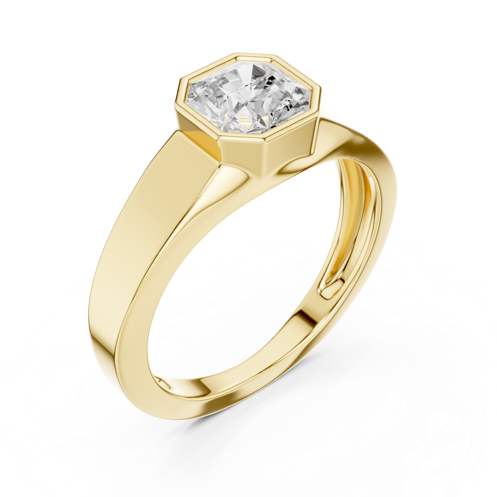 Gold Ring SBMR(23, Yellow Gold, view 2