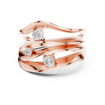 Gold Ring SBWR(64), Rose Gold, view 4