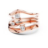 Gold Ring SBWR(64), Rose Gold, view 4