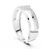 Gold Ring LR-01 (21), White Gold