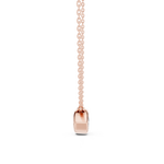 Gold Jewelry DDPO-007, Marquise center stone, Rose Gold, view 3
