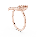 Gold Ring DR-6246, Rose Gold, view 1