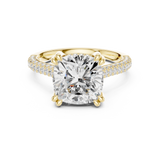 Gold Ring DDLR-953, Yellow Gold, view 4