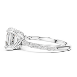 Gold Ring DDLR-961, White Gold, view 3
